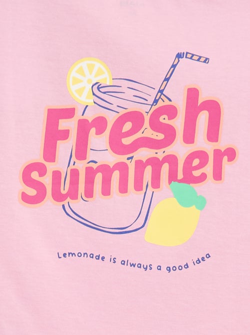 T-shirt imprimé fantaisie - Kiabi