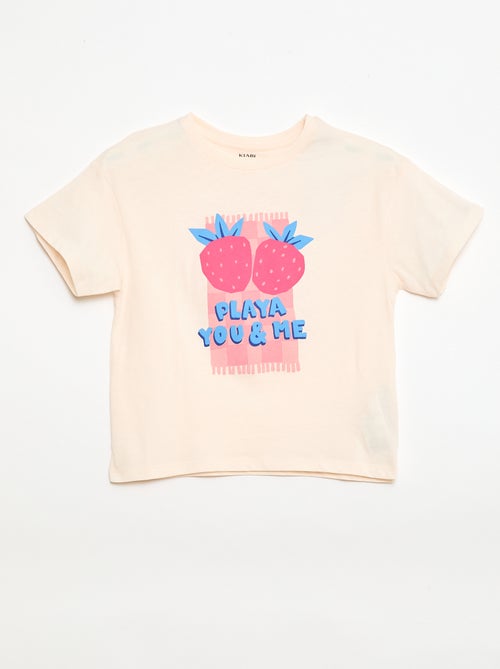 T-shirt imprimé fantaisie - Kiabi