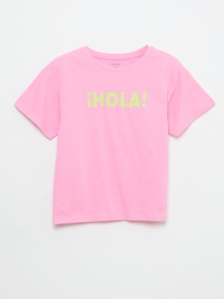 T-shirt imprimé fantaisie