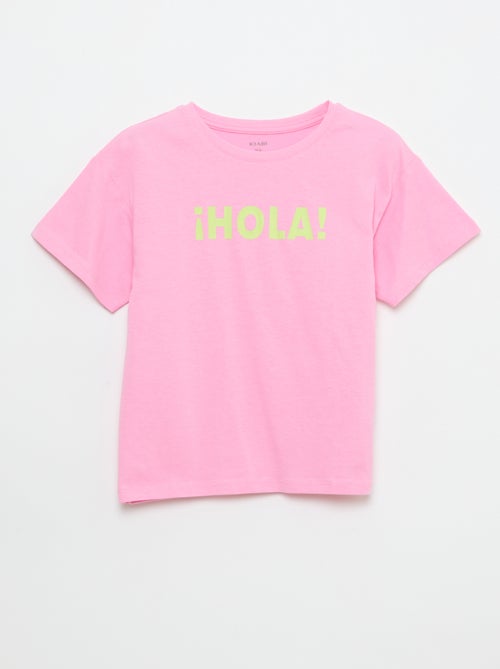 T-shirt imprimé fantaisie - Kiabi