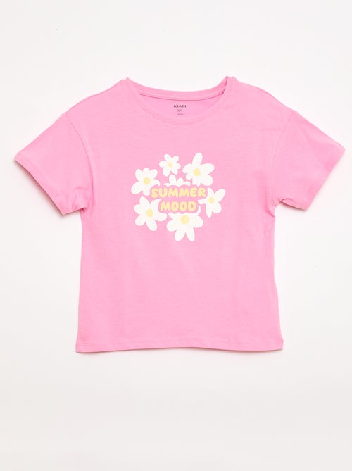 T-shirt imprimé fantaisie - Kiabi