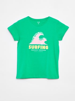 T-shirt imprimé fantaisie