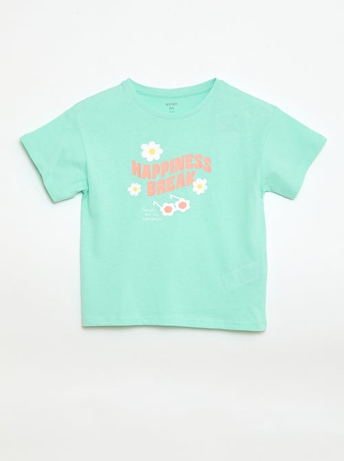 T-shirt imprimé fantaisie - Kiabi
