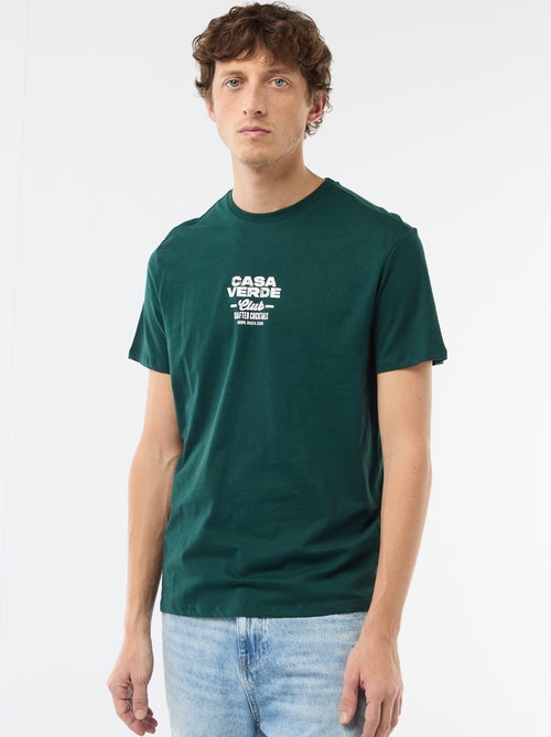 T-shirt imprimé fantaisie - Kiabi