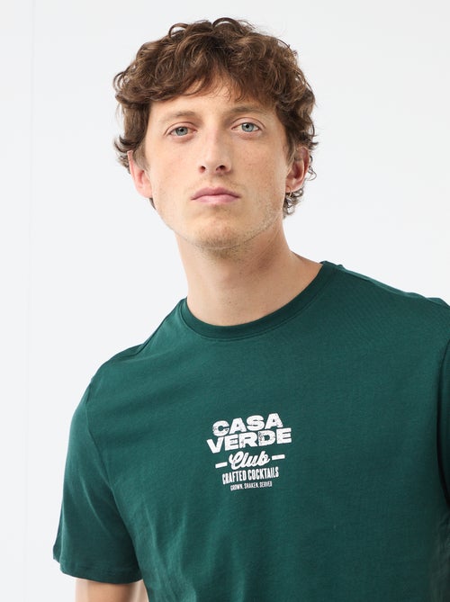 T-shirt imprimé fantaisie - Kiabi