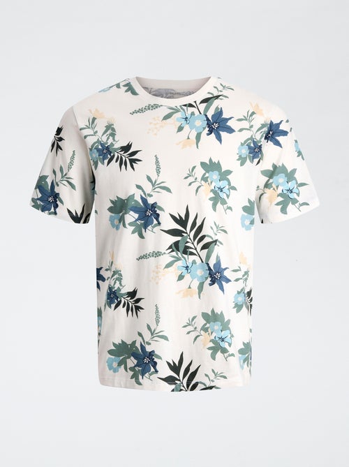 T-shirt imprimé fleuri 'JJ Rebel' - Kiabi