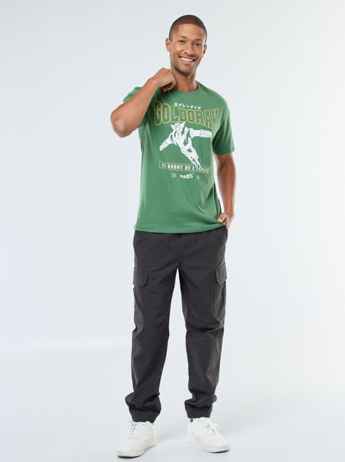 T-shirt imprimé 'Goldorak' à manches courtes - Kiabi