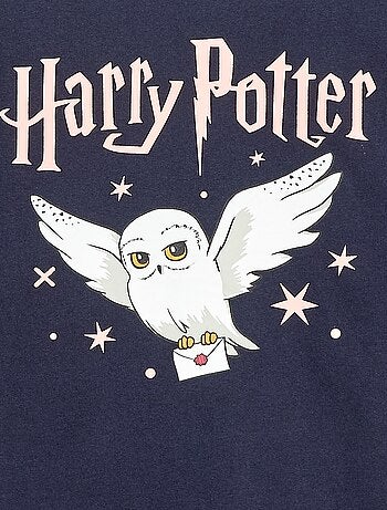T-shirt imprimé 'Harry Potter' en jersey coton uni