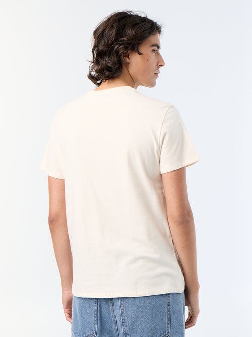 T-shirt imprimé homme en coton à col rond - Kiabi T-shirt imprimé homme en coton à col rond - Kiabi