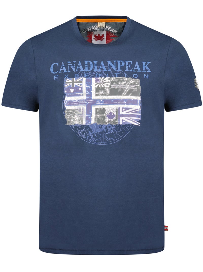 T-shirt imprimé jaloneak – canadian peak Bleu marine - Kiabi
