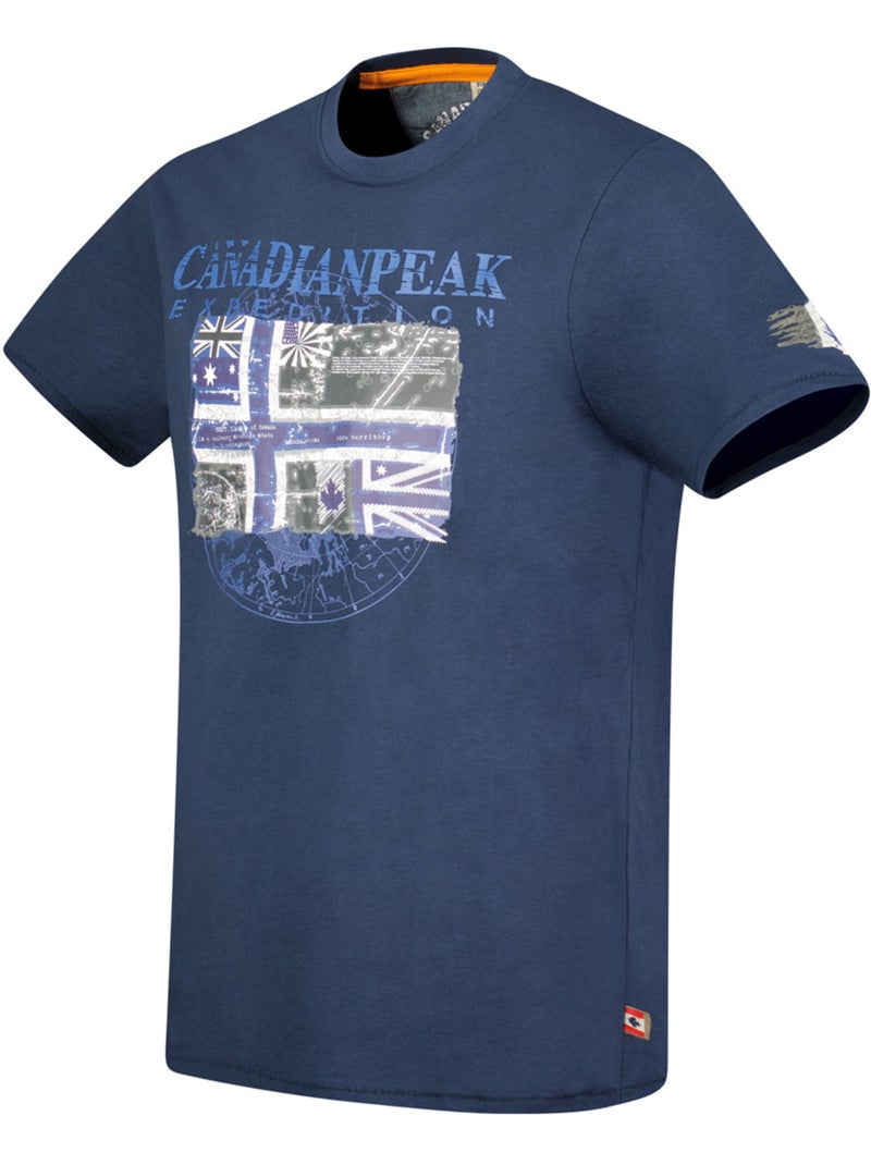 T-shirt imprimé jaloneak – canadian peak Bleu marine - Kiabi