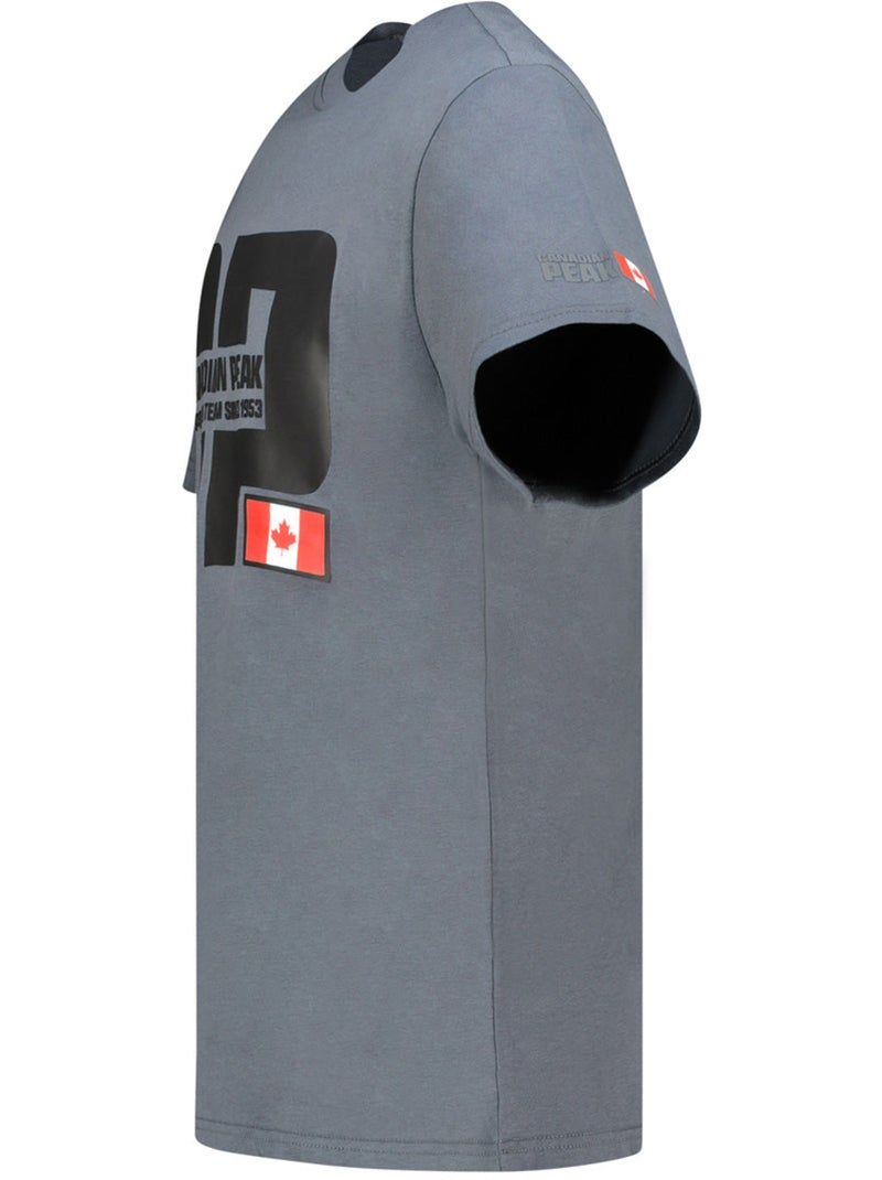 T-shirt imprimé jaquaneak – canadian peak Gris foncé - Kiabi