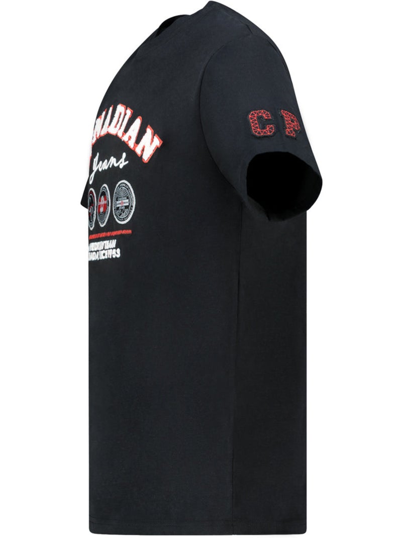 T-shirt imprimé jeraldeak – canadian peak Noir - Kiabi