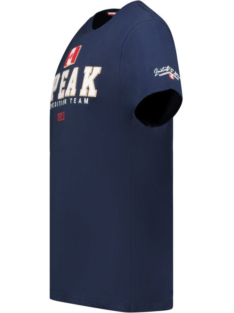 T-shirt imprimé jerateak – canadian peak Bleu marine - Kiabi