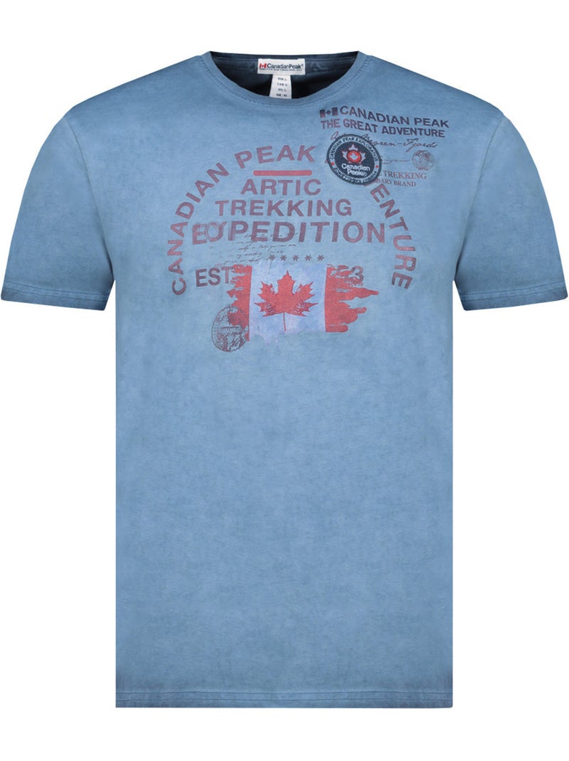 T-shirt imprimé jergeneak – canadian peak Bleu - Kiabi