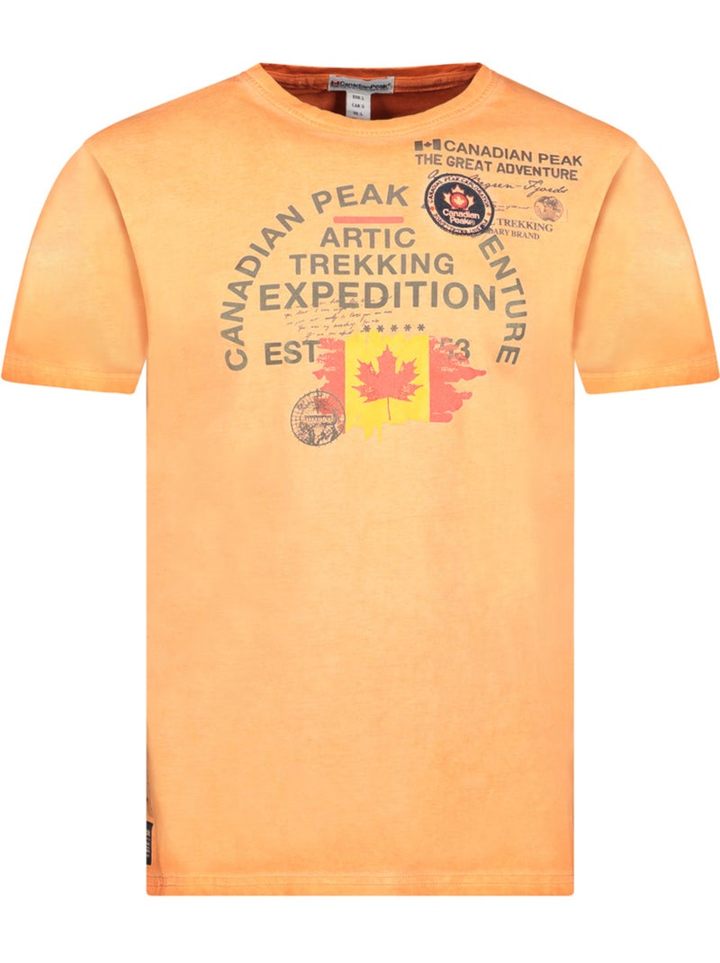 T-shirt imprimé jergeneak – canadian peak Corail - Kiabi