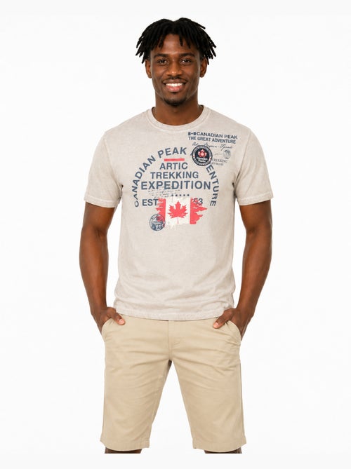 T-shirt imprimé jergeneak – canadian peak - Kiabi T-shirt imprimé jergeneak – canadian peak - Kiabi