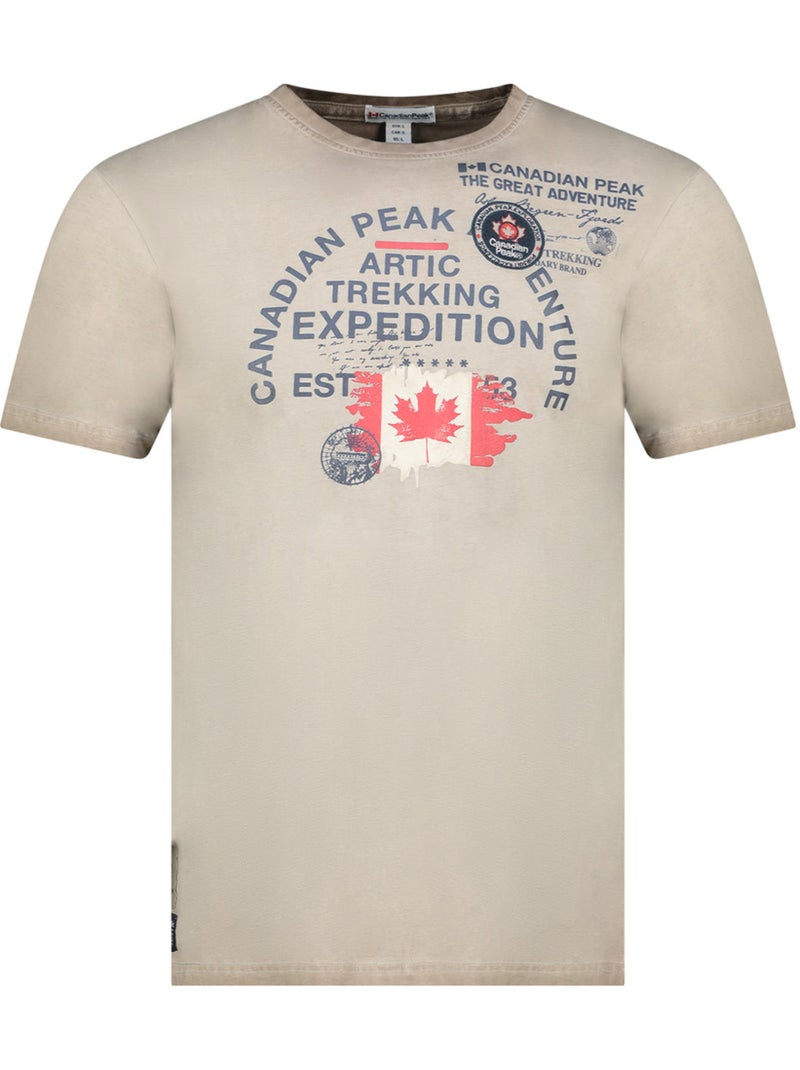 T-shirt imprimé jergeneak – canadian peak Gris clair - Kiabi