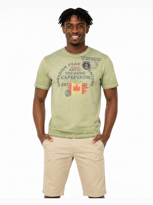 T-shirt imprimé jergeneak – canadian peak - Kiabi T-shirt imprimé jergeneak – canadian peak - Kiabi