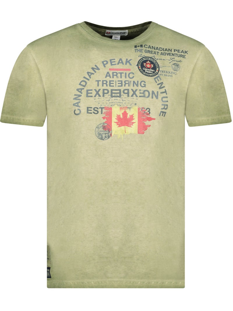 T-shirt imprimé jergeneak – canadian peak Kaki - Kiabi