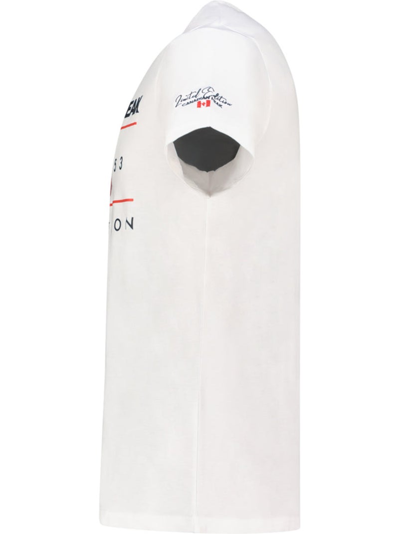 T-shirt imprimé jezoleak – canadian peak Blanc - Kiabi