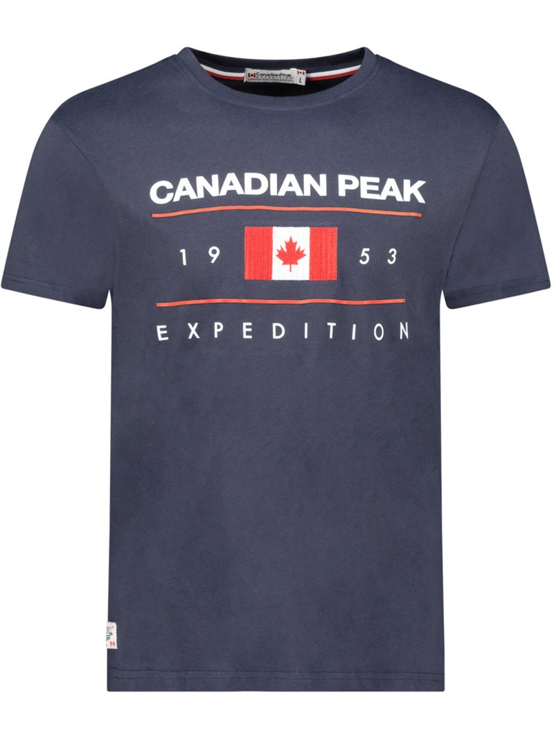 T-shirt imprimé jezoleak – canadian peak Bleu marine - Kiabi