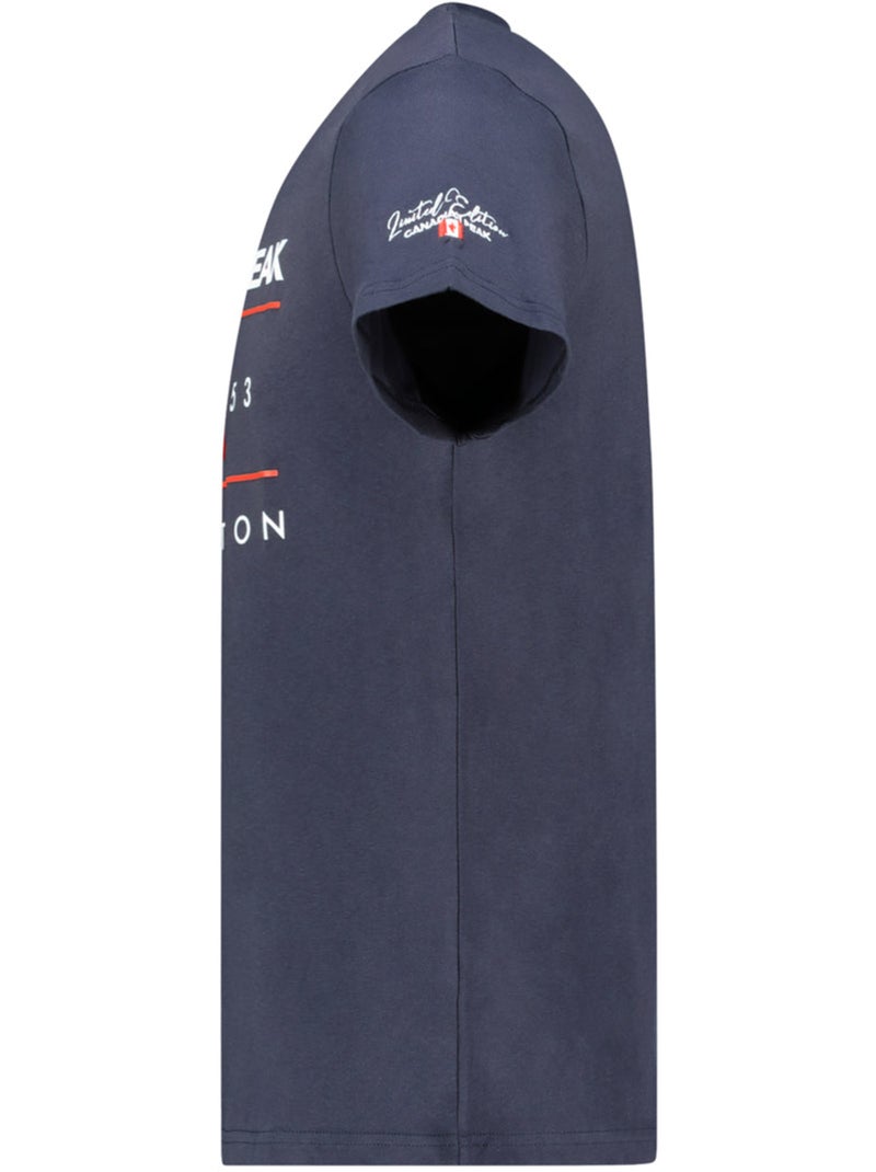 T-shirt imprimé jezoleak – canadian peak Bleu marine - Kiabi