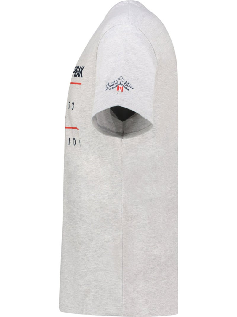 T-shirt imprimé jezoleak – canadian peak Gris clair - Kiabi