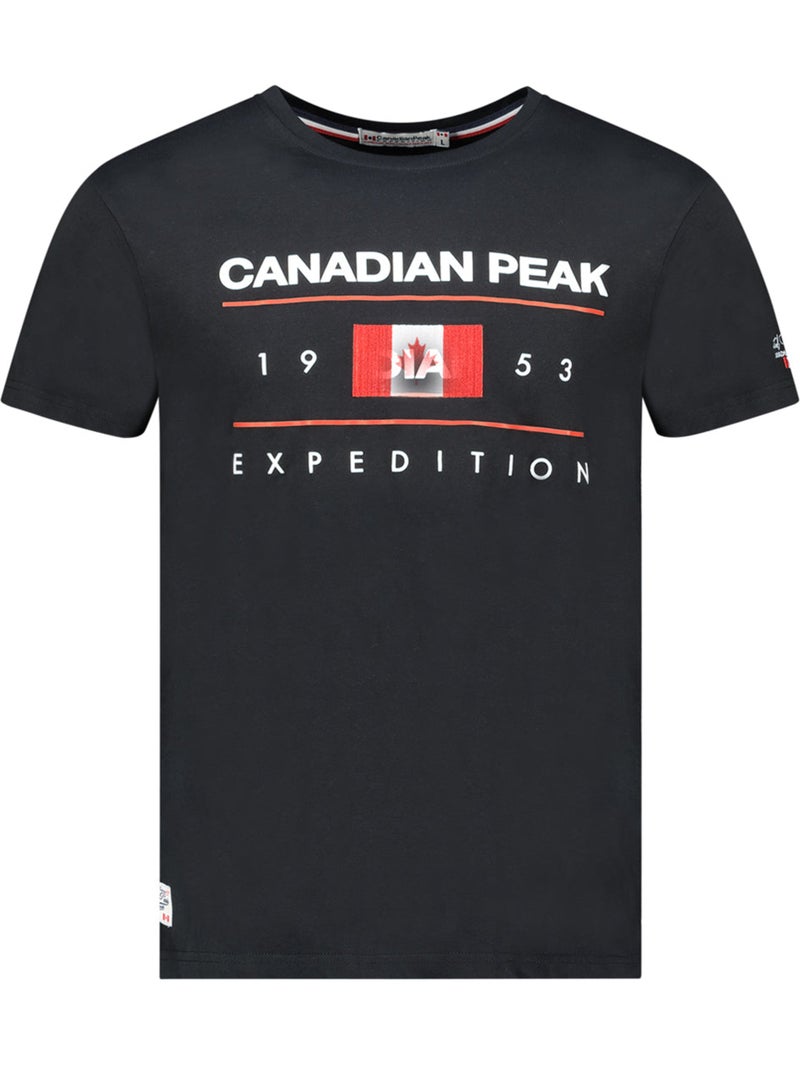 T-shirt imprimé jezoleak – canadian peak Noir - Kiabi