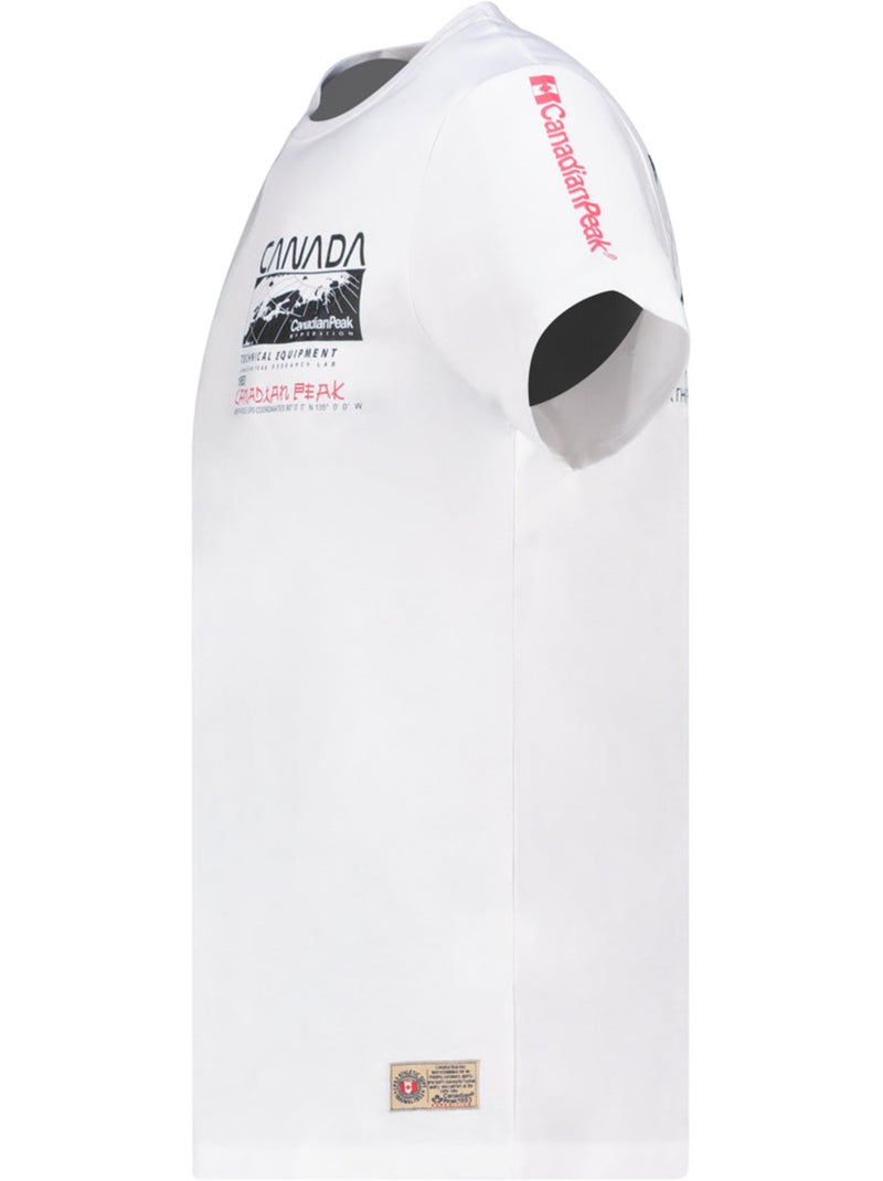 T-shirt imprimé jholmeak – canadian peak Blanc - Kiabi