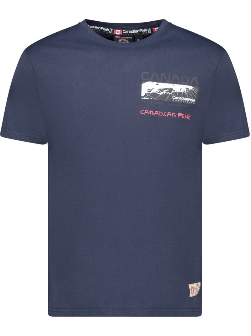 T-shirt imprimé jholmeak – canadian peak Bleu marine - Kiabi