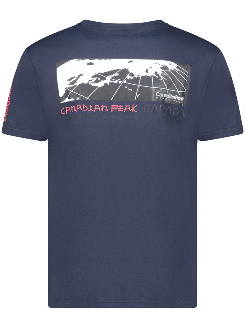 T-shirt imprimé jholmeak – canadian peak Bleu marine - Kiabi