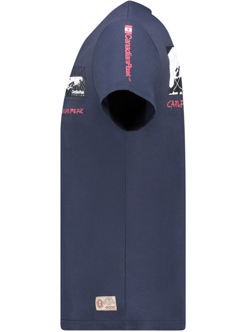 T-shirt imprimé jholmeak – canadian peak Bleu marine - Kiabi