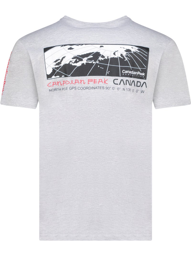 T-shirt imprimé jholmeak – canadian peak Gris clair - Kiabi