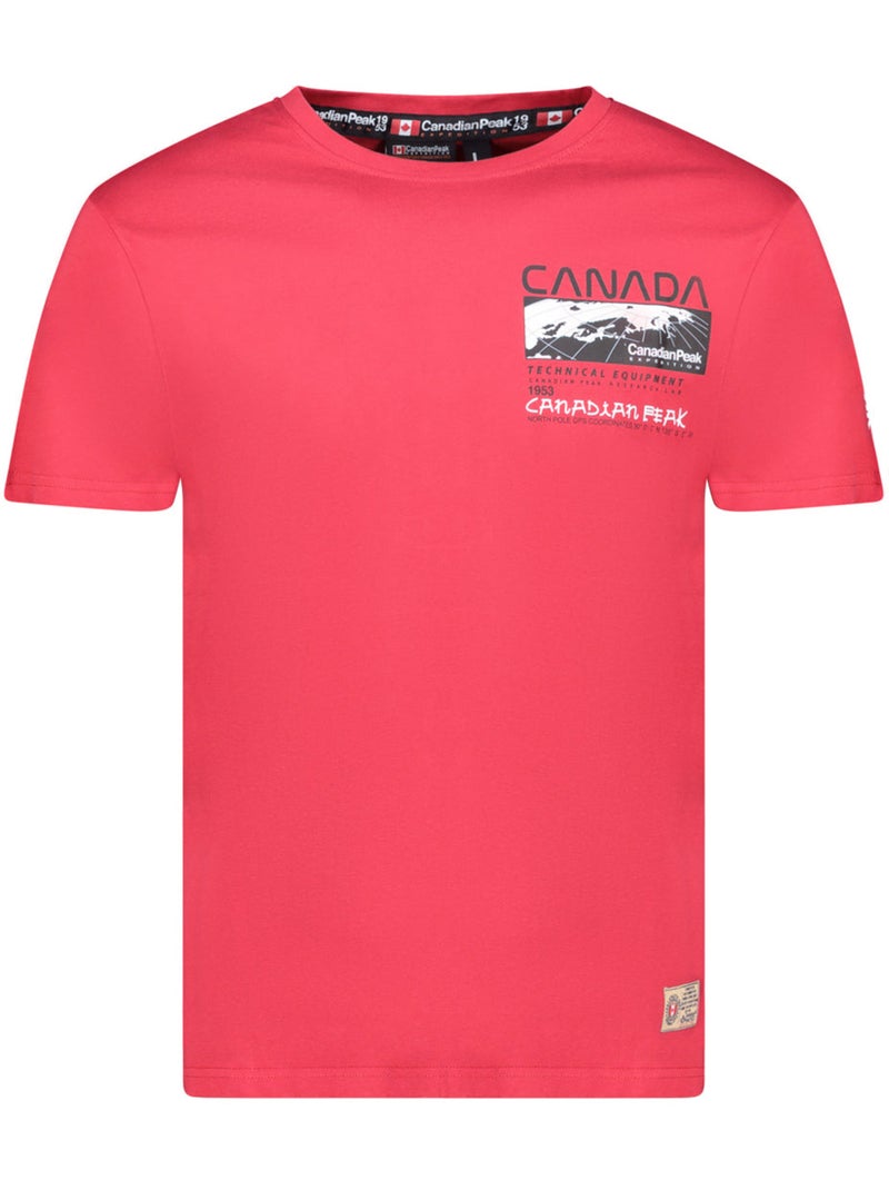 T-shirt imprimé jholmeak – canadian peak Rouge - Kiabi