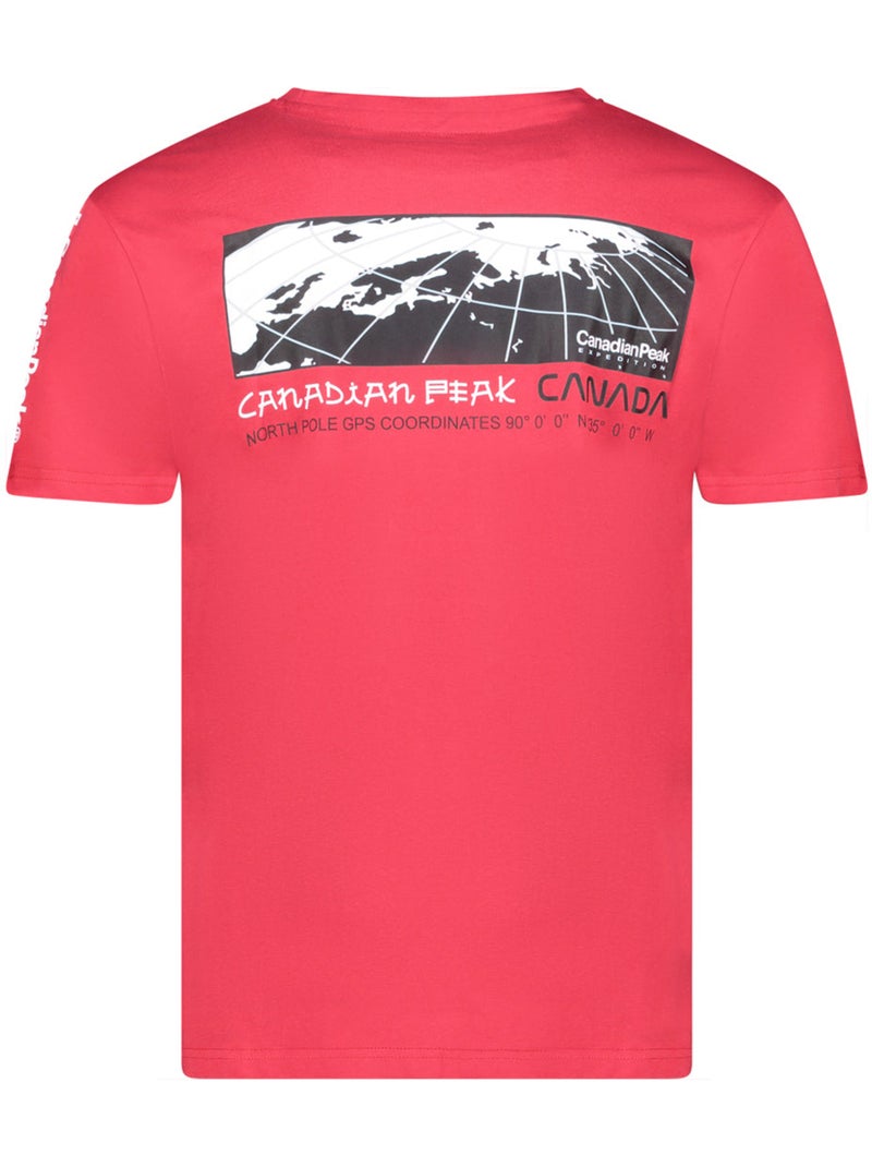 T-shirt imprimé jholmeak – canadian peak Rouge - Kiabi