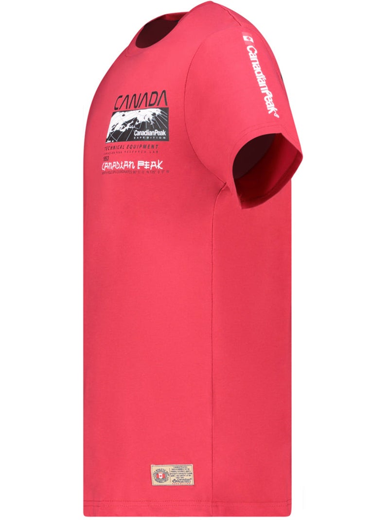T-shirt imprimé jholmeak – canadian peak Rouge - Kiabi