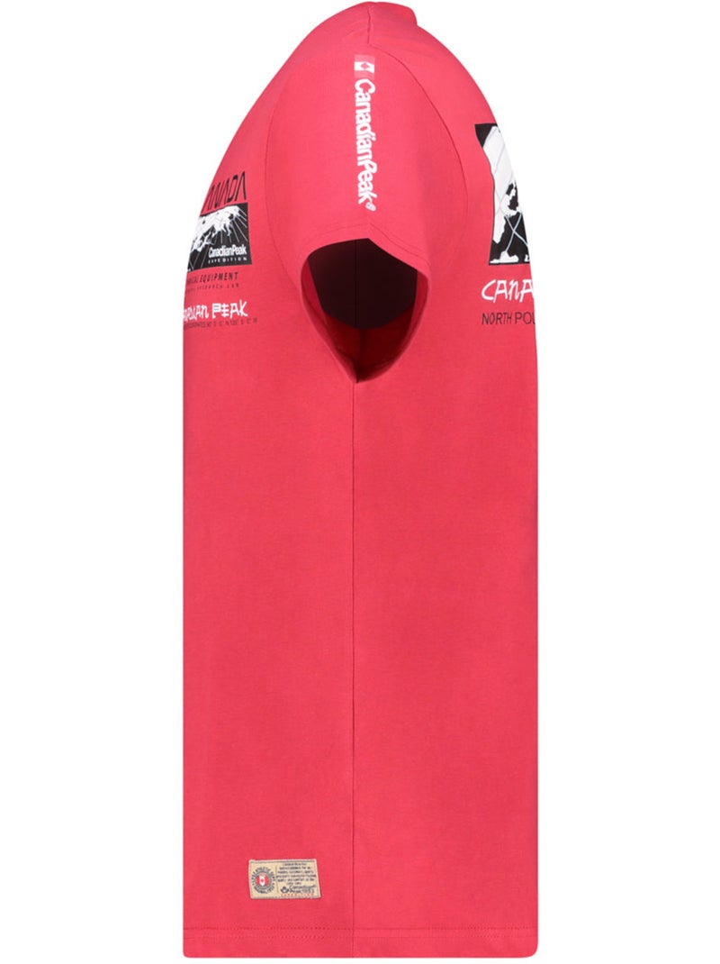 T-shirt imprimé jholmeak – canadian peak Rouge - Kiabi