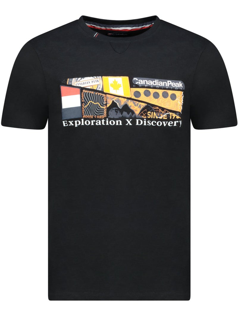 T-shirt imprimé jiveak – canadian peak Noir - Kiabi