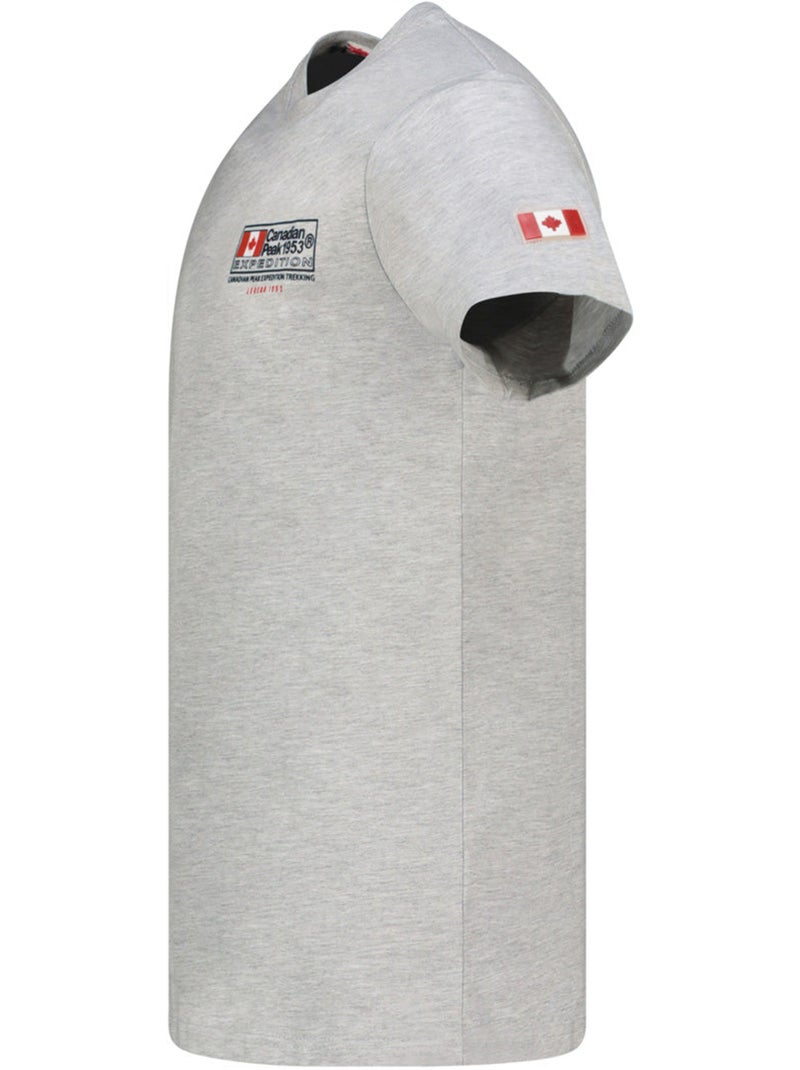 T-shirt imprimé joffroyeak – canadian peak Gris clair - Kiabi