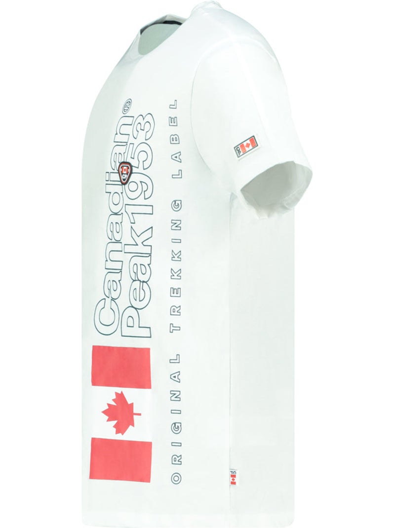 T-shirt imprimé jogoeak – canadian peak Blanc - Kiabi