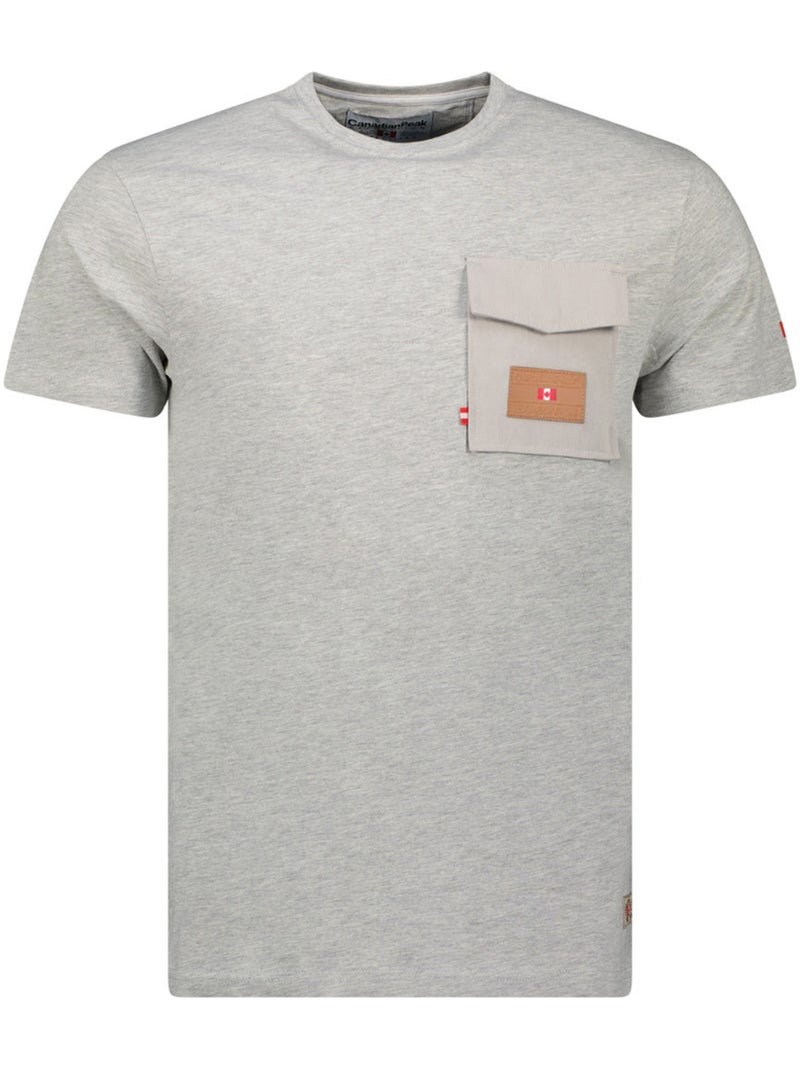 T-shirt imprimé josseak – canadian peak Gris clair - Kiabi