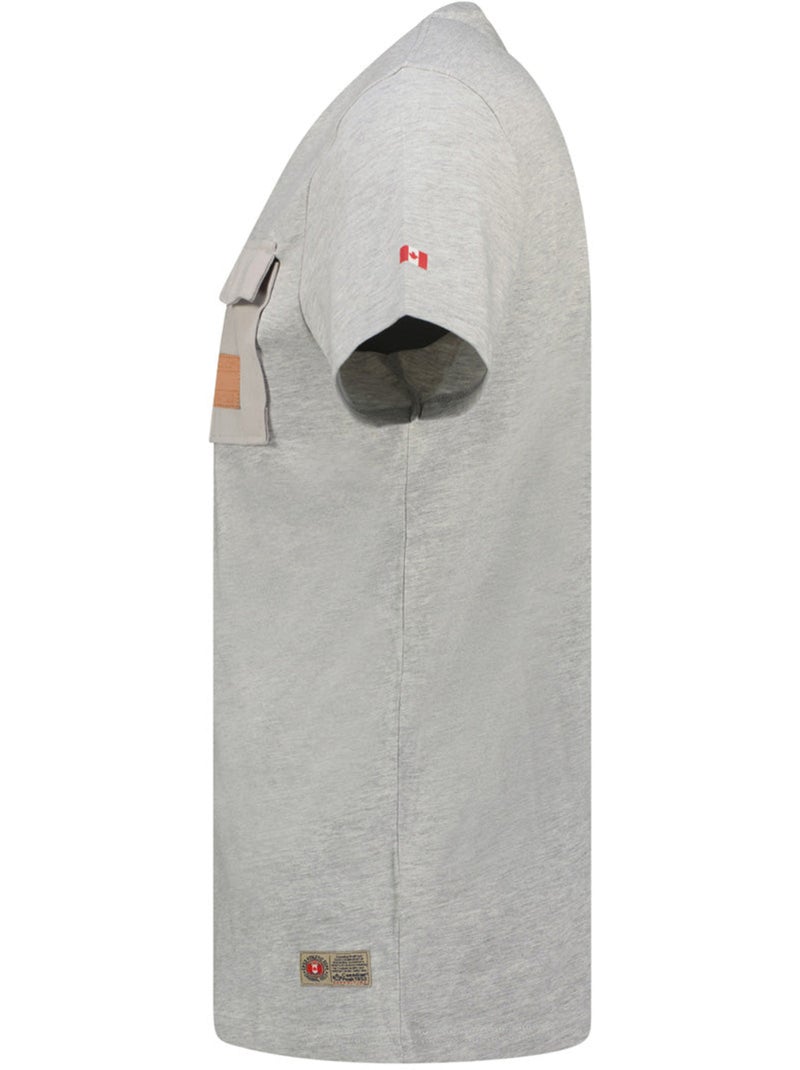 T-shirt imprimé josseak – canadian peak Gris clair - Kiabi