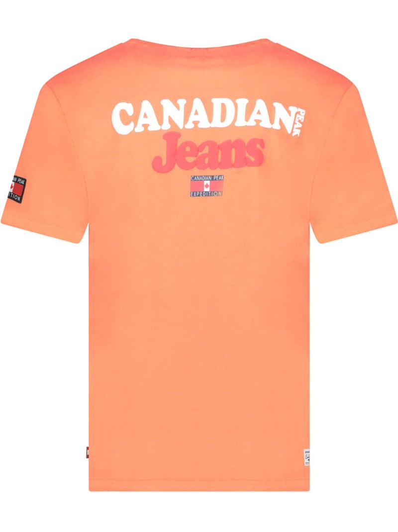 T-shirt imprimé jouppeak – canadian peak Corail - Kiabi