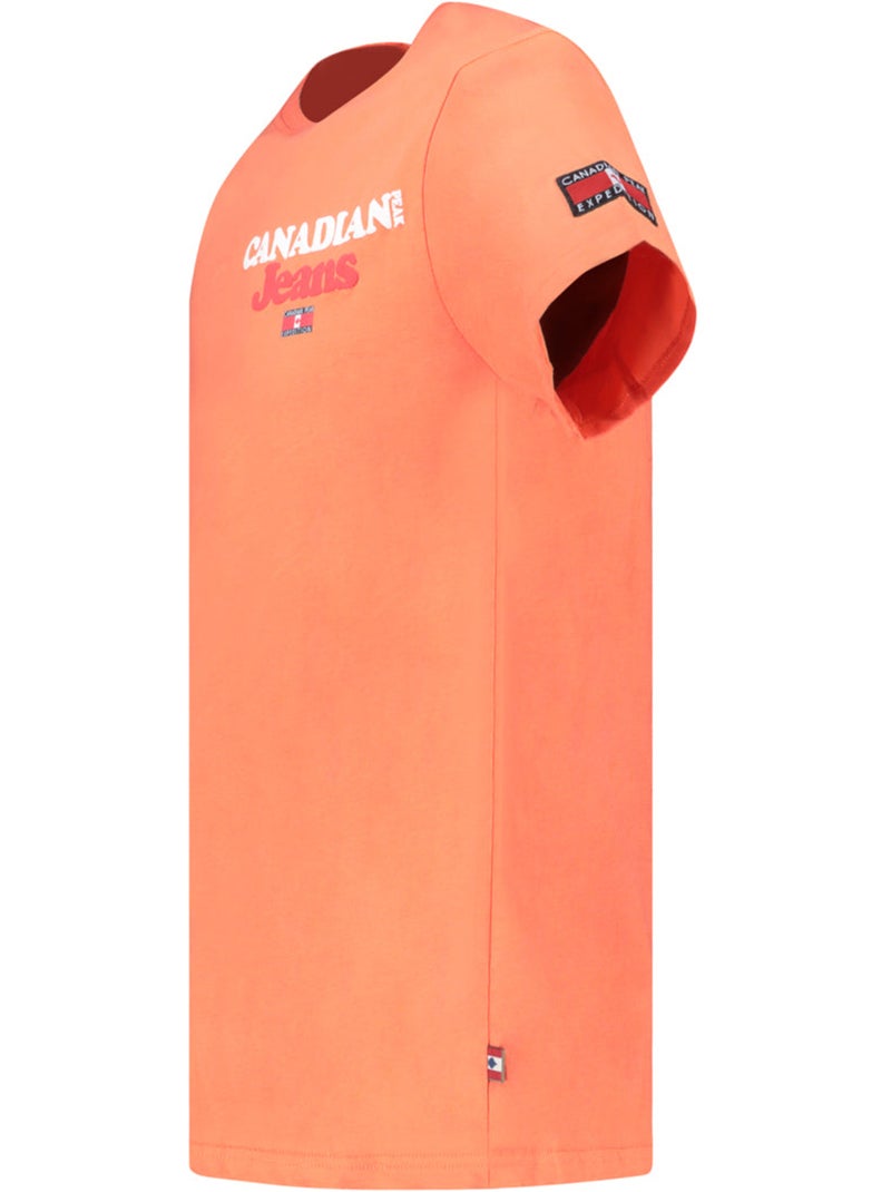 T-shirt imprimé jouppeak – canadian peak Corail - Kiabi