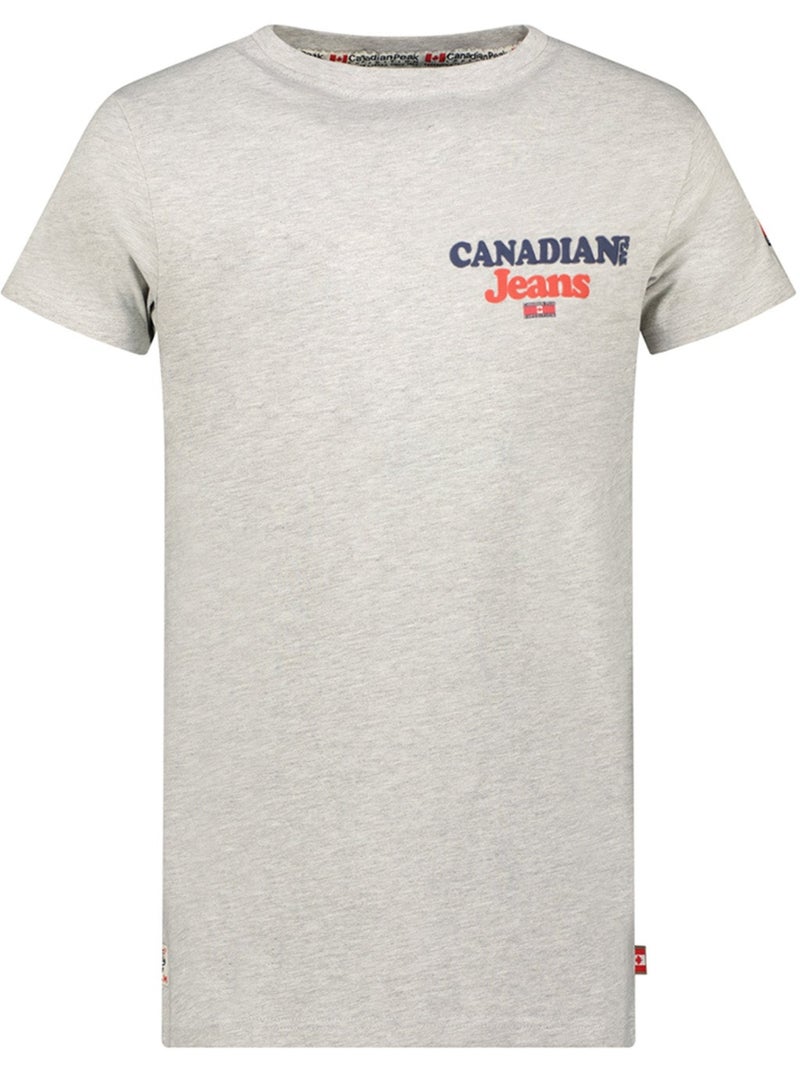 T-shirt imprimé jouppeak – canadian peak Gris clair - Kiabi