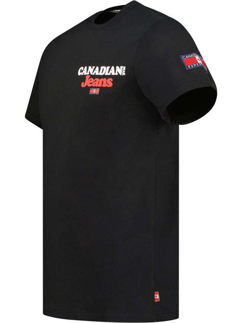 T-shirt imprimé jouppeak – canadian peak Noir - Kiabi
