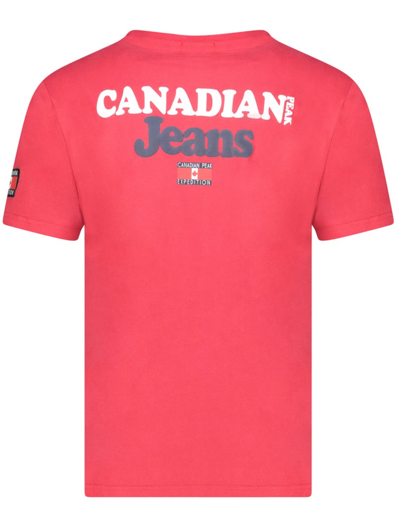 T-shirt imprimé jouppeak – canadian peak Rouge - Kiabi