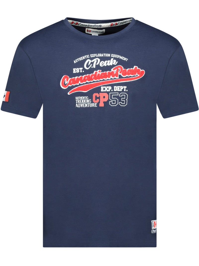 T-shirt imprimé jurbeak – canadian peak Bleu marine - Kiabi