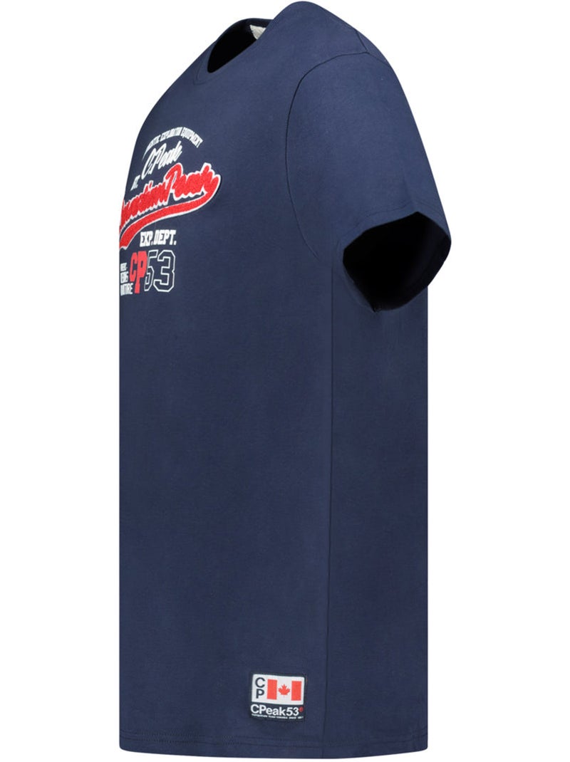 T-shirt imprimé jurbeak – canadian peak Bleu marine - Kiabi